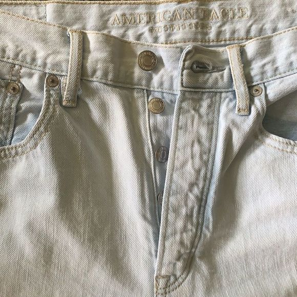 American Eagle Outfitters Light Blue Flare Jeans - Picture 5 of 10